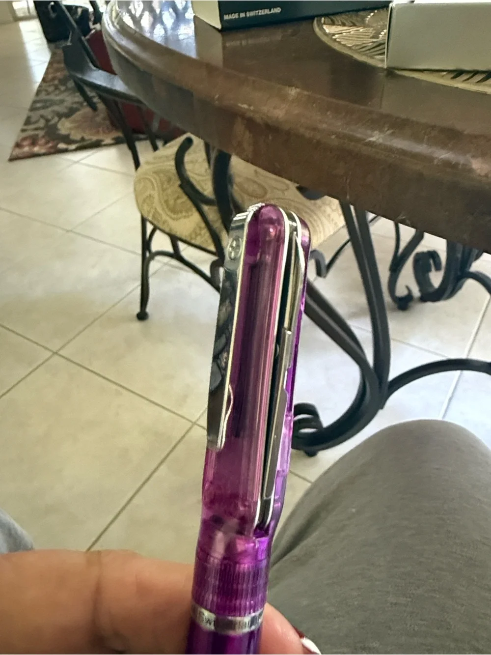 Swiss Pen - Purple Women’s Accessory